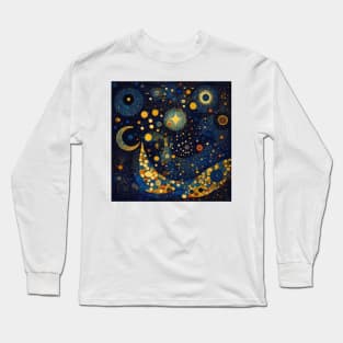 [AI Art] Starry Night, as per AI Long Sleeve T-Shirt